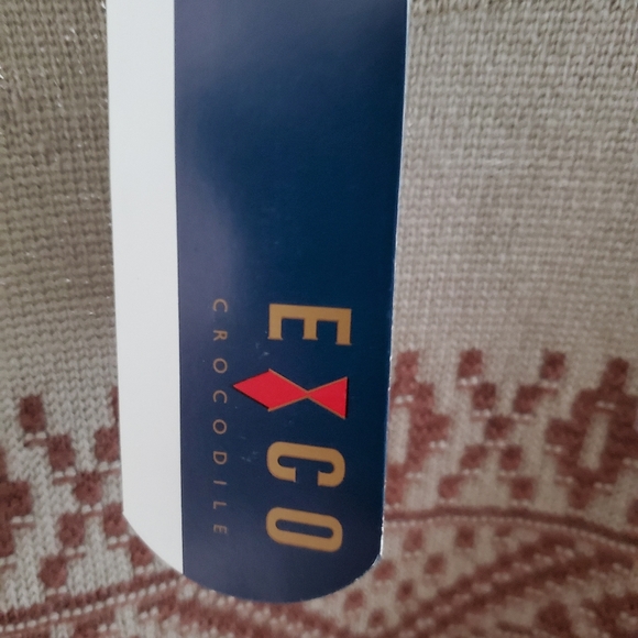 EXCO Crocodile 100% Wool Sweater for Men. - Picture 6 of 10